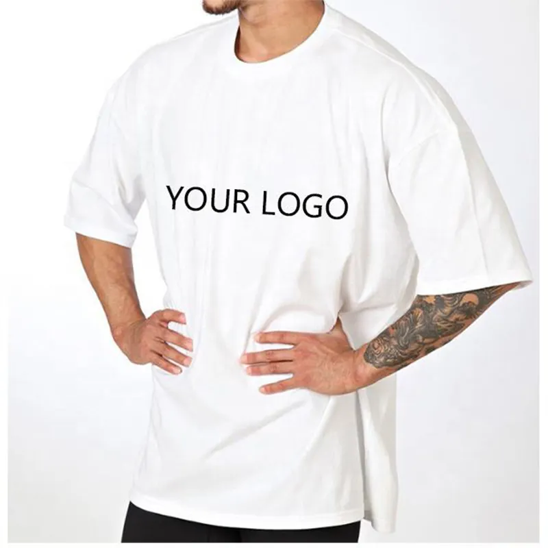 Tripulação Pescoço Tshirt Fabricante Plain Algodão T Shirt Unisex Tee Shirt Coton Mens Tshirt Impressão de tela personalizada T-shirts