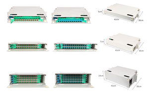 Marco de distribución óptico simplex FC SC Montado en Rack de 48 núcleos Panel de conexión ODF - Product Image 6