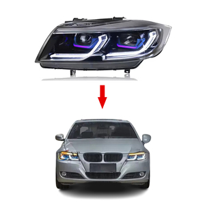 <span class=keywords><strong>BMW</strong></span> 3シリーズE902005-2012LEDヘッドライトヘッドライトフロントライトプラグアンドプレイヘッドランプフロントランプアクセサリーのXTアップグレード
