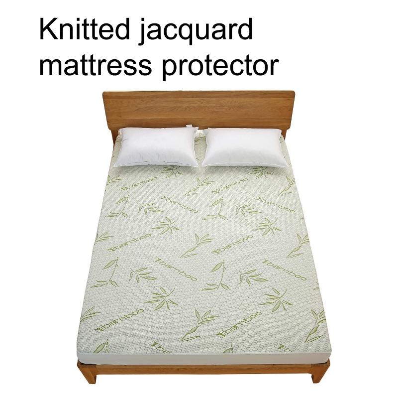 Protège-matelas en jacquard tricoté