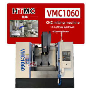 VMC1060垂直マシニングセンター3軸レールには、4軸および5軸垂直フライス盤を装備できます - Product Image 1