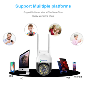 Hd 360-fi IP ccctv צבע מלא לילה חזון 2mp 3mp ptz אבטחה אלחוטי כרטיס ענן תמיכה חיצוני שימוש חיצוני