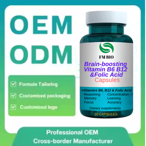 OEM/ODM di alta qualità cervello-amplificazione vitamina B6 e B12 & acido folico capsule migliorano l'immaginazione, la memoria e la funzione cerebrale. - Product Image 4