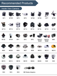 12V 24V 7英寸AHD CVBS四视图4ch摄像机视频输入薄膜晶体管彩色液晶汽车客车卡车监视器 - Product Image 5