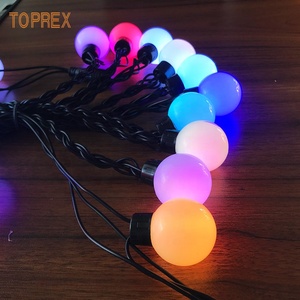 Color 45 60 50Mm Remote Artnet <strong>Dmx</strong> <strong>Led</strong> 3D Ball Remote Control Rgb <strong>Led</strong> <strong>String</strong> Lights for Christmas Decoration Lighting - Product Image 5