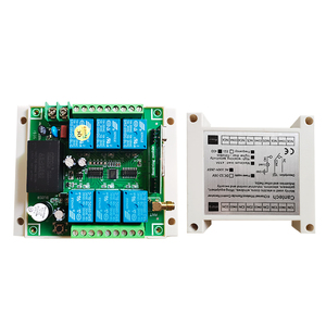 Placa controladora automática de puerta de garaje enrollable 433MHz ABS RF receptor inalámbrico características código de aprendizaje para plástico hecho a distancia - Product Image 3