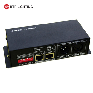 Best Quality DC12-24V 4 CMOS Drain-open <strong>Output</strong> Common Anode Decoder Rgb Strip <strong>Led</strong> <strong>Dmx</strong> <strong>Controller</strong> - Product Image 1