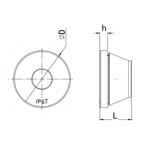 IP67防水三元乙丙橡胶压盖索环和停止索环，电缆用橡胶索环。 - Product Image 6