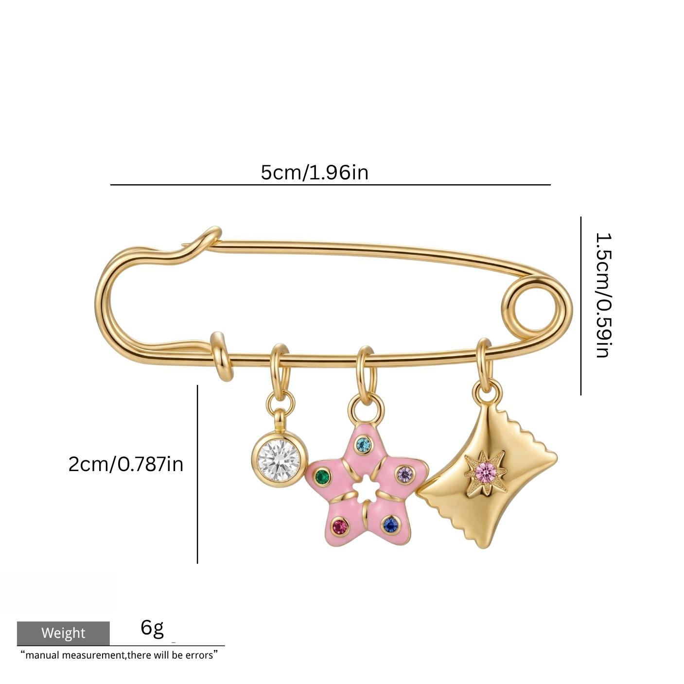 Gold Star Candy Brooch GRJ4800BH