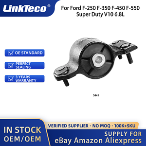 Linkteco 3PCS <strong>Trans</strong>. Mount &amp; Engine Motor Mounts Set For Ford F-250 F-350 F-450 F-550 Super Duty V10 6.8L 2008-2017 7C3Z-6068-CA - Product Image 3