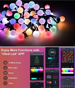 App Control DIY Urlaub Indoor Weihnachten USB Lichterketten RGB Magic Intelligente Fernbedienung LED Lichterkette - Product Image 2