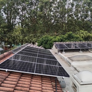 480W HJT <strong>Solar</strong> <strong>Module</strong> 24.5% Conversion Rate Ultra Low Light Performance