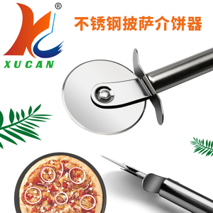 高品质车轮披萨切割机不锈钢披萨切割机，带防滑手柄 - Product Image 2