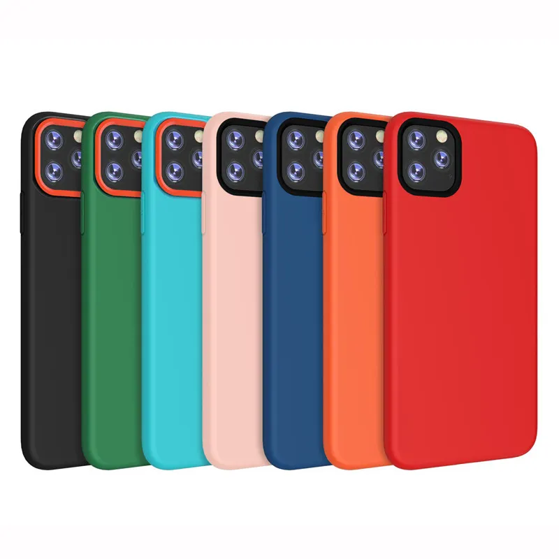 Funda de silicona lavable a prueba de golpes para iphone, funda de teléfono para iphone 12 11X8 7 6 pro max