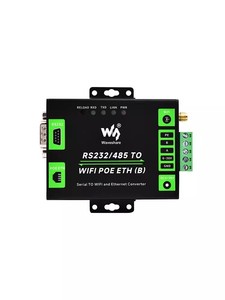 Waveshare RS232/485 a WiFi/Ethernet PoE Gateway Modbus Gateway Servidor serie industrial - Product Image 4