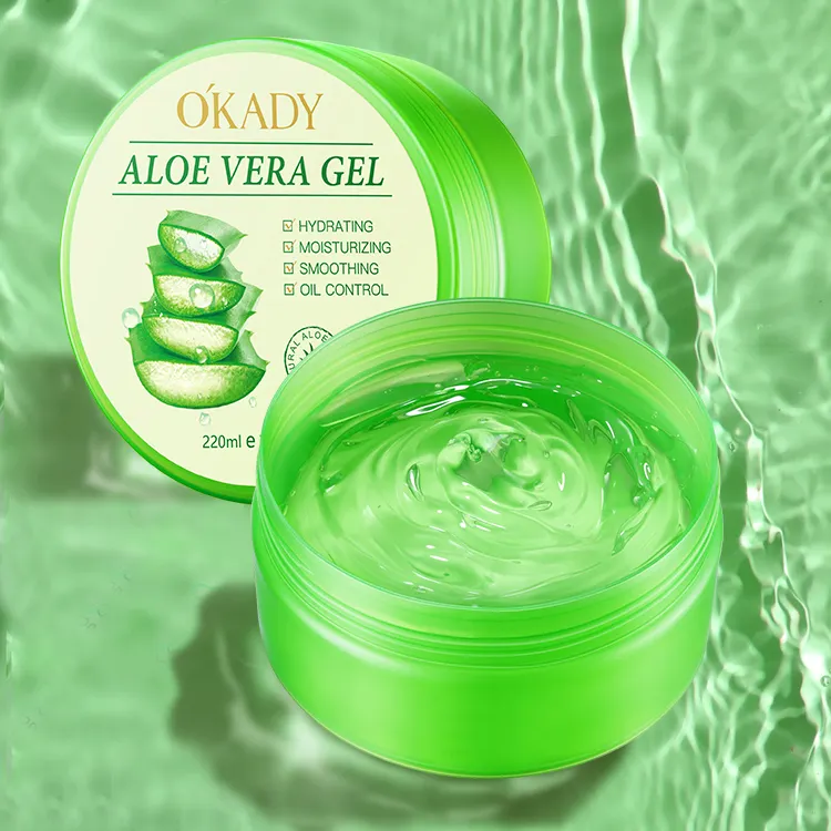 Vente en Gros Soins du Visage Hydratant Pur Bio Apaisant Éclaircissant Après Soleil Crème Solaire Gel d'Aloe Vera