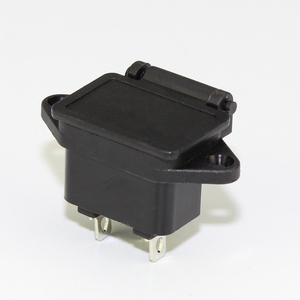3 Pin Male AC Power <strong>Socket</strong> 4.8mm Terminal Industrial Electrical Plugs and <strong>Sockets</strong> with Cover Ears for Appliances - Product Image 3
