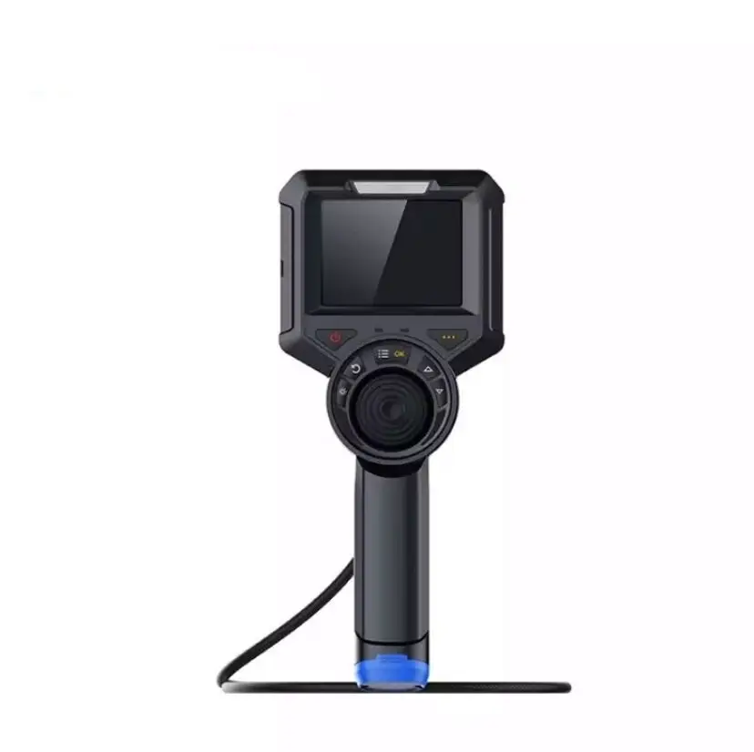 Videocamera per endoscopio industriale flessibile con Display da 3.5 pollici, testa della sonda da 6mm, articolazione del Joystick da 360 gradi, 1.5Mts