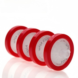 疎水性PTFEシリンジフィルター<span class=keywords><strong>30mm</strong></span> 25mm 13mm直径0.22um 0.45um