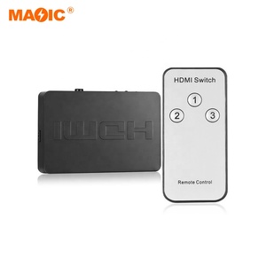 3x1 Hdmi Switch 3 puertos Hdmi Switcher Box Hub 4K Hdmi Switch 3 en 1 con control remoto para REPRODUCTOR DE DVD TV PC - Product Image 4