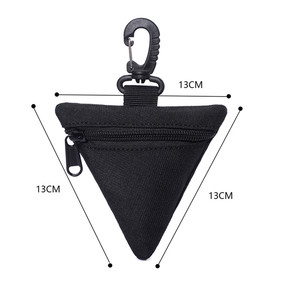 Mydays Outdoor Triangle Portable EDC Mini Coin Purse Tactical Waist Wallet <strong>Key</strong> Case <strong>Pouch</strong> for Hunting Camping - Product Image 5