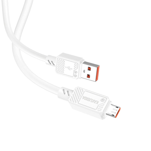 KAKUSIGA新しい5Aマイクロ充電データケーブル、Androidデバイス用安定した高電流充電を備えた頑丈なシリコンコード