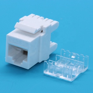 Para panel de conexión de placa frontal 180 grados UTP Cat6 Jack Keystone módulo Modular Jack Keystone Jack RJ45 módulo - Product Image 3