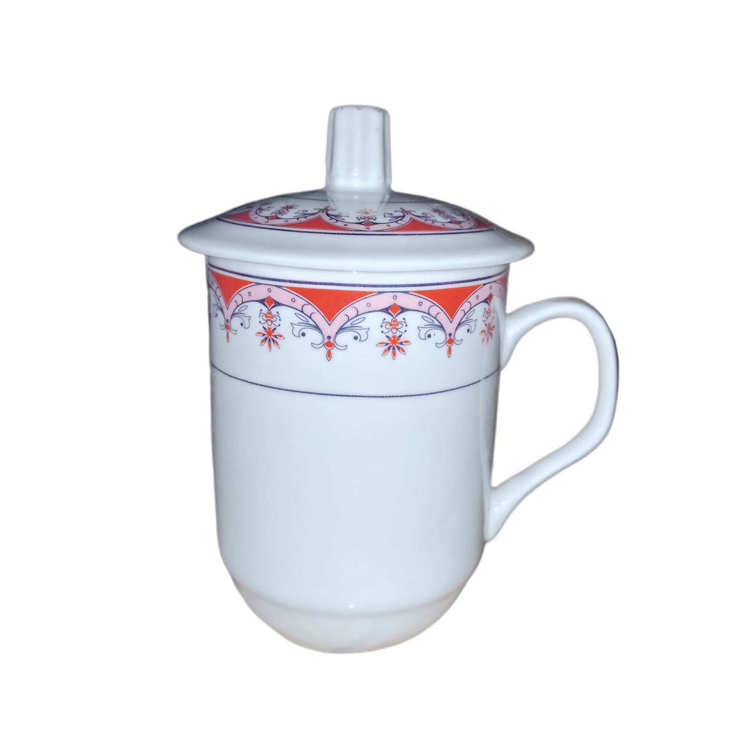 White cup & red lantern