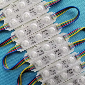 Fabrik 12V smd RGB LED-Modul 3Chip wasserdichte IP67 RGB LED-Module mit Linse hohe Helligkeit für Schilder und Leucht kasten - Product Image 2