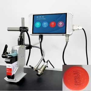 Industrieller automatischer Drucker Kontinuierliches Verfalls datum TIJ 12.7 Chargen codierung der Druckmaschine TIJ-Tinten strahl drucker für Folien karton - Product Image 4