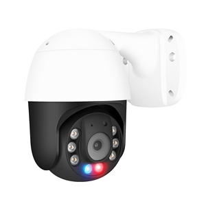 6MP 3X ซูมอัตโนมัติ PT POE รักษาความปลอดภัยกล้อง IP p/tilt ไซเรนและไฟฉายสีแดงสีฟ้าปลุกวิสัยทัศน์กลางคืนแบบ2ทางเสียง - Product Image 3