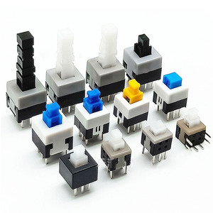 2 3 4 5 6 Pin Dip Pcb Mini anahtarı Smd Smt 5.8X5.8 7X7 8X8 8.5X8.5 MM kapalı basma düğmesi 5.8*5.8 7*7 8*8 8.5*8.5 kendinden kilitli anahtarı - Product Image 5