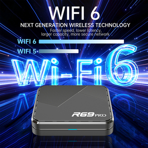 กล่อง IP-TV R69 Pro 4G 32G กล่องทีวี Android14 Wifi6 1000M LAN 4K สำหรับเล่นเกมและป้ายดิจิทัลจากโรงงาน - Product Image 2