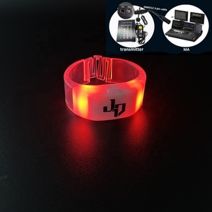 Gesteuerte LED-Licht Armbänder Sound aktiviert Party-Bands RGB-Armband dmx beliebte LED-Leuchten Festival Event Glow Armband - Product Image 3