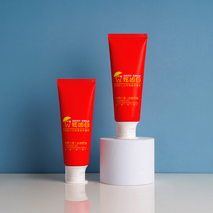 Özel alüminyum plastik diş macunu tüp kırmızı 80ml ABL tüp boş sıkmak diş macunu tüp ambalaj ile kapak - Product Image 2