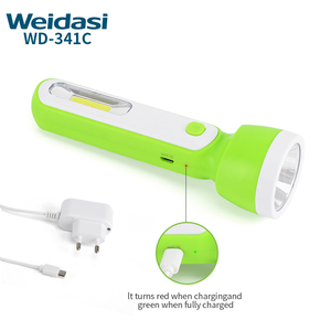 Linterna de emergencia portátil recargable Weidasi LED linterna Camping LED linterna antorcha - Product Image 5