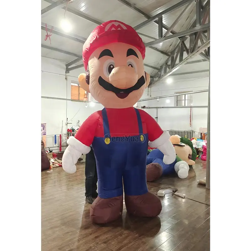 Venta caliente gigante Mario inflable fiesta aire molde comercial inflable publicidad globo publicidad globos suministros para fiestas