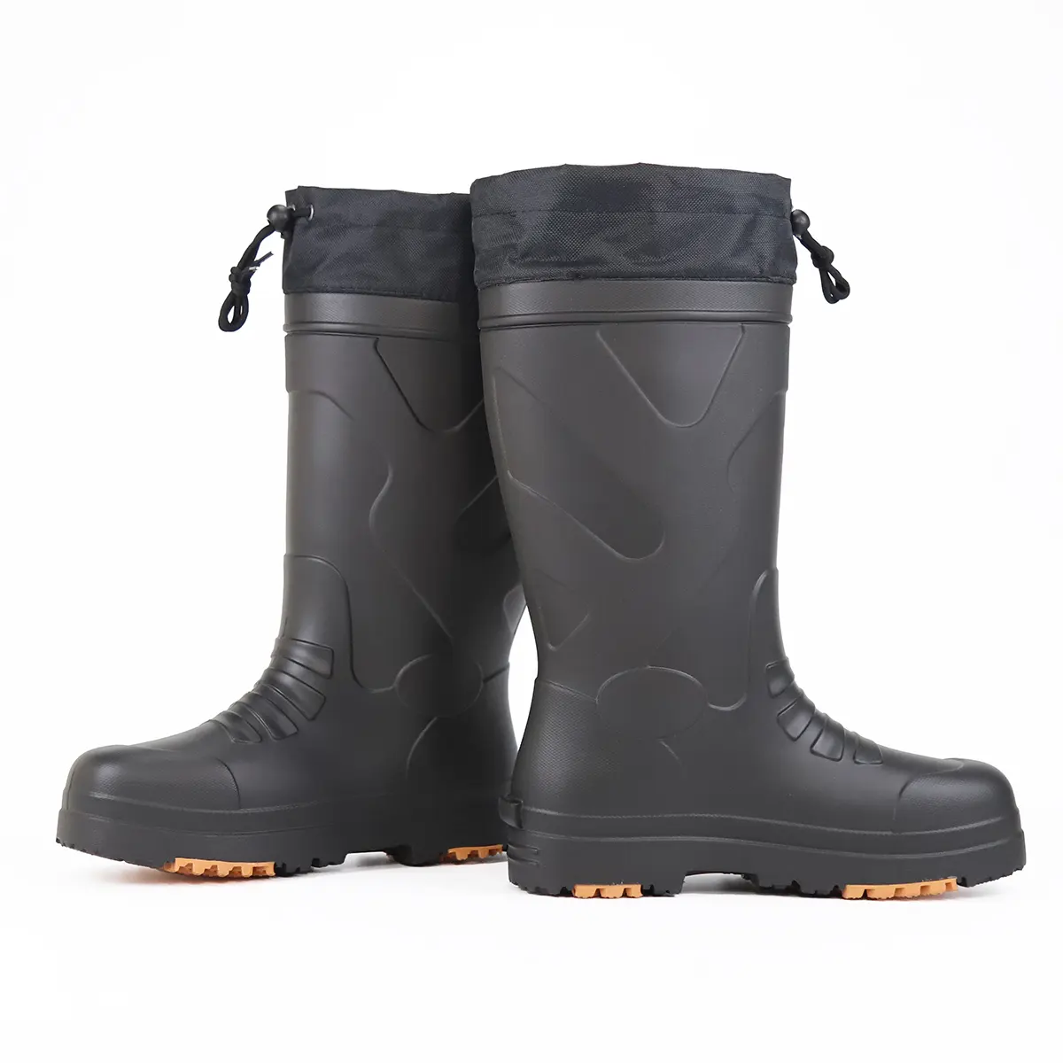 Sepatu bot Pria, Super Anti selip desain dapat dipakai plus beludru hujan katun tahan air ringan Anti selip tahan aus salju