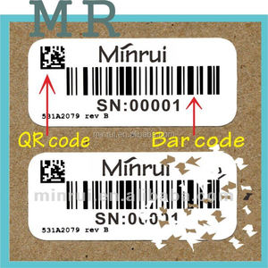 Cheapest All Kinds of Custom QR <strong>Code</strong> Label One Time Use Barcode Label Traceability Anti-counterfeiting Label - Product Image 5