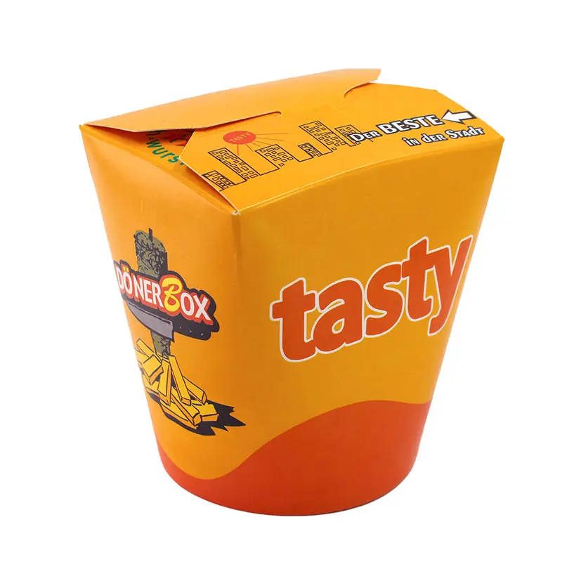 Bán buôn Spaghetti mì giấy đóng gói hộp takeout container bao bì thực phẩm hộp các tông