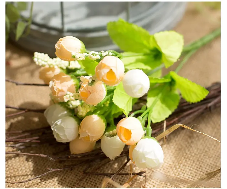 China fornecedor fábrica atacado flor de seda artificial para decoração de casamento