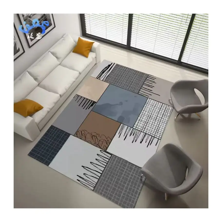 Suministro de fábrica, alfombrilla lavable a medida para el suelo, alfombras 3D para sala de estar impresas, alfombras personalizadas de diferentes tamaños, Almohadilla de suelo
