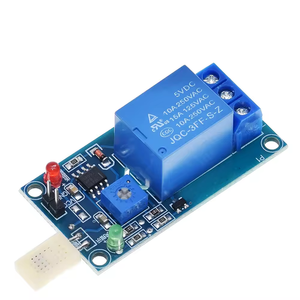 DC 5V 12V HR202 1 canale sensore di umidità modulo relè scheda di controllo 1CH per componenti elettronici - Product Image 5