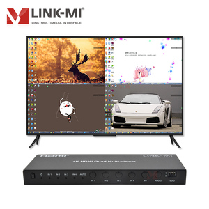 4K30 HDM Video <strong>Splitters</strong> &amp; Converters 4x1 Quad Multi-Viewer with Seamless Switcher - Product Image 5