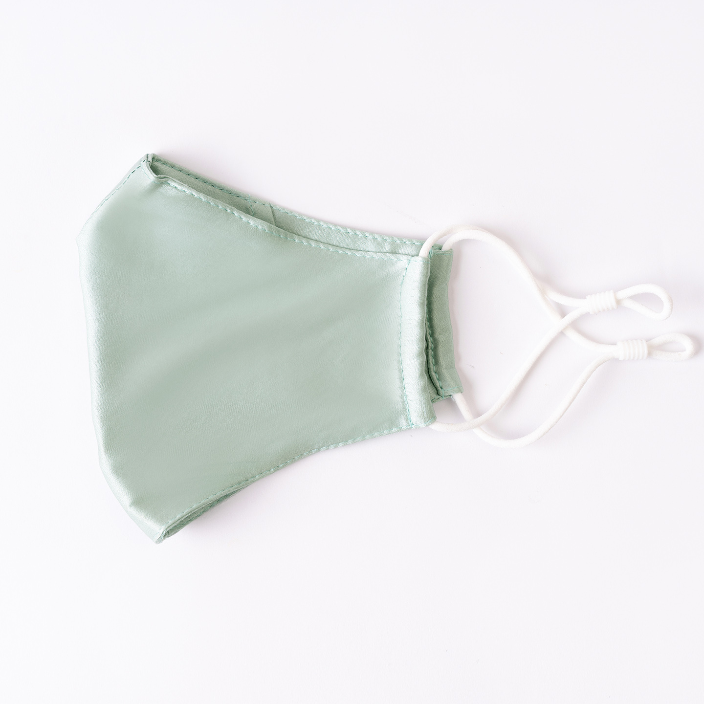 Light green Pure silk face mask