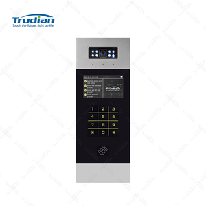 Unidad Digital Turdian Building District Network Rfid IP68 Sistema de estación exterior de videoportero de metal a prueba de agua con cámara de puerta
