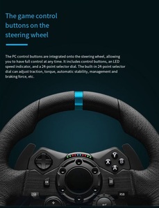 G923 PC <strong>Computer</strong> High-resolution Force Feedback Racing Game Steering Wheel and Pedal Racing <strong>Simulation</strong> Driving - Product Image 4