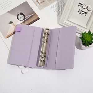 Studenti delle scuole PU paillettes fiocco-nodo libro mastro a mano a 6 fori sostituibile per ricarica notebook cinturino creativo notebook A6 - Product Image 3