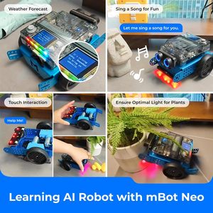 Makeblock mBot Neo Coding Robot for Kids、AI Learning Robot Support Scratch & Pythonプログラミング、8〜12歳以上の子供向け - Product Image 2
