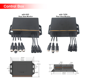 Heavy Duty Vehicle 7 Inch HD Reversing <strong>Camera</strong> Monitor Radar System With 4 <strong>Sensor</strong> - Product Image 5